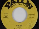 R&B Soul 45 FENTON ROBINSON I Believe PALOS VG+ HEAR