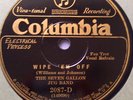 Seven Gallon Jug Band 78rpm Wipe 'Em Off/What If I Do COLUMBIA 2087D