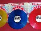 KISS set 12 inch 1979 very rare complete blue,red,yellow vinyl, I Was Made...