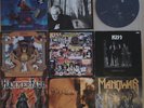 9 Hard rock/Metal LPs Marduk, Manowar, Sanctuary, Kiss, DEO, Hammerfall, Therion