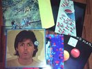 PAUL McCARTNEY & WINGS Wild Life, Tug Of War,Venus Mars+Concert Ticket 5 x LPs