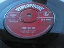 THE BEATLES  ORIGINAL 1962 RED PARLOPHONE 45 LOVE ME DO  RARE STAMPERS