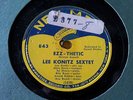 LEE KONITZ SEXTET, MILES DAVIS; 78rpm NEW JAZZ 843; Ezz-Thetic/Hi Beck