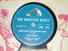 ELVIS PRESLEY 78 RPM HMV EX++ I DON'T CARE IF THE SUN DON'T SHINE / BLUE MOON