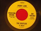 BEATLES 45 PROMO   PENNY LANE & STRAWBERRY FIELDS / CAPITOL-P-5180 / VG+