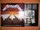 LP METALLICA - MASTER OF PUPPETS - ORIGINAL - MUSIC FOR NATONS
