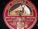 MAREK WEBER ORCH. - Crazy words crazy tune - 78 rpm / tours Euro Jazz