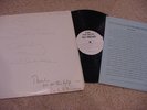 ANDY WILLIAMS, AUTOGRAPHED TEST PRESSING LP, 