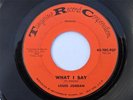 RARE NORTHERN SOUL LOUIS JORDAN What I Say/Old Age 45 1964 Tangerine 937