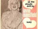 Super rare Jayne Mansfield French 45 PS As the Clouds Drift By / Suey