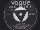 JOHNNY BURNETTE - HONEY HUSH - RARE VOGUE CORAL TRI 1957