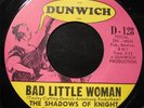 Psych 45 Shadows of Knight Gospel Zone/Bad Little Woman Dunwich D-128 EX