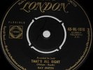 RAY SMITH 1950s ROCKABILLY  LONDON 45 
