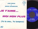Serge Gainsbourg & Jane Birkin - Je t'aime... - Rare 45T Mexique