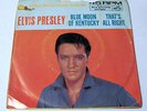 ELVIS PRESLEY Blue Moon of Kentucky / Thats  All Right With Me Promo 45 Record