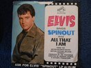 ELVIS PRESLEY - SPINOUT White Label PROMO, PICTURE SLEEVE + 45 NEAR MINT