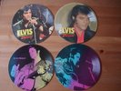 picture disc   ELVIS PRESLEY  4 PICTURES FORMAT 45 TRS