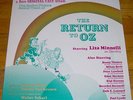 RARE Return To Oz soundtrack 60's cast LP Liza Minelli,Danny Thomas,Ethel Merman