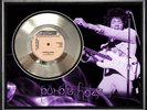 JIMI HENDRIX - PURPLE HAZE - FRAMED 'SILVER' 45rpm  RECORD