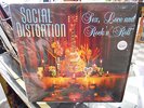 SOCIAL DISTORTION - RED LP - SHRINK - SEX,, LOVE AND ROCK 'N' ROLL - LYRIC SHEET