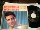 ELVIS PRESLEY 45 EP SUCH A NIGHT ITALIAN NM 1960