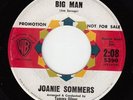 JOANIE SOMMERS Big Man NM PROMO popcorn soul mod 45 on WB HEAR