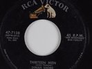 Popcorn Soul 45 DINAH SHORE Thirteen Men RCA VICTOR HEAR
