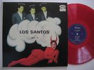 LOS SANTOS Vol. 2 50's LATIN LP SEXY DEVIL GIRL ART AMAZING CHEESECAKE RED VINYL
