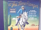 RARE LONE RANGER 4-RECORD ALBUM 1951 ORIGINAL SLEEVES AND BOX OUTSTANDING