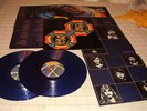 ELO - OUT OF THE BLUE - BLUE VINYL 1977 1st UK PR D/LP+CUT-OUT+POSTER+STICKER