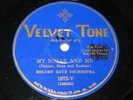 78rpm jazz record Velvet Tone 1872 California Ramblers NY 1929 E