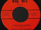 45RPM NORTHERN SOUL JOHNNY MAE MATHEWS BIG HIT 105