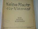 Ton Steine Scherben - Keine Macht für Niemand (1972) Doppel-LP im Pappcover
