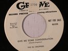 DU DROPPERS: Give Me Some Consideration / Talk That Talk
