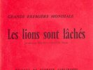 GEORGES GARVARENTZ. LES LIONS SONT LÂCHÉS (I LEONI SCATENATI). EP. Francia. 1961