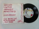 ARTISTS UNITED AGAINST APARTHEID silver and gold 7'' SPAIN PROMO * U2 / STONES