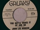 JOHN LEE HOOKER: You Gotta Shake It Up And Go (rare soul 45)