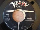 RARE  R&B POPCORN MOT , THE CHANTS - VERVE - DICK TRACY