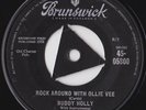 BUDDY HOLLY Rock Around With Ollie Vee/Midnight Shift (Brunswick 45 1958) Tri.