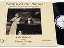 BOBESCO/GOLDEN AGE VIOLIN/HAENDEL/LECLAIR/VERACINI/TARTINI/UK ALPHA/SCARCE/NM+