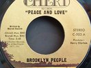 BROOKLYN PEOPLE Peace and Love / Wreck ( CHERI Rec. ) both sides FUNKY