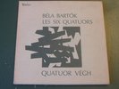 QUATUOR VEGH, BARTOK French box 3 LPS VALOIS CMB 23