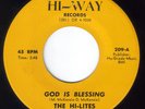 BLACK GOSPEL 45: HI-LITES. RARE+++ HI-WAY 209. 1960's. VG+/VG++. NJ SOUL. GREAT