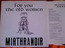 MIRTHRANDIR For you the old women SIGNED US LP PRIVATE PROG Yezda Urfa ARCHIVES2