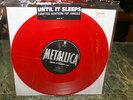Metallica   Until it Sleeps  RED Vinyl 10 Inch  NEW  UK IMPORT LTD ED HTF OOP