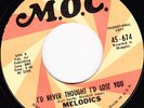 NORTHERN SOUL 45- MELODICS on M.O.C. RECORDS (PROMO)