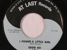 rare Soul R&B 45 EDDIE BO i found a little girl AT LAST