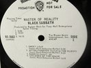 MINT 1971 PROMO + POSTER Ozzy BLACK SABBATH - MASTER OF REALITY Hard HEAVY Psych