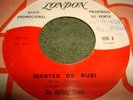 ROLLING STONES 'Ruby Tuesday' PROMO 45 LONDON PERU #9900 ERROR LABELS