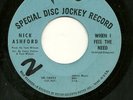 NICK ASHFORD 45RPM '67 VERVE YOUNG EMOTIONS NORTHERN SOUL PROMO VG++ TO VG+++